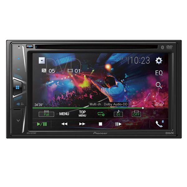 Pioneer AVH-G225BT Double Din DVD Receiver with Bluetooth and App Radio