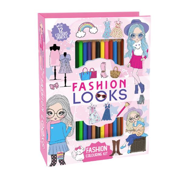Fashion Looks Colouring Kit