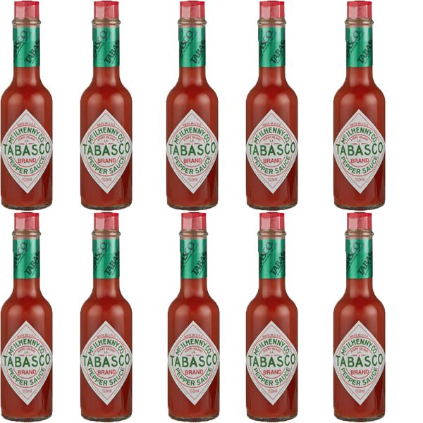Tabasco Original Pepper Sauce - 10 x 150ml