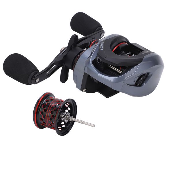 7.2:1 Metal Baitcasting Fishing Reel Water Drop RH