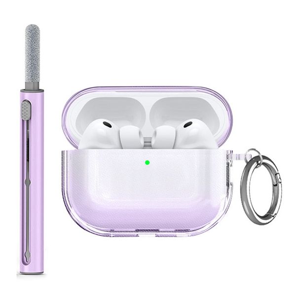 3Pcs Compatible with AirPodsPro3 Case Cover with Keychain &amp; Cleaning Pen