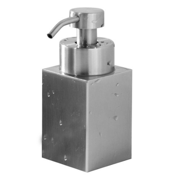 304 Stainless Steel Soap Dispenser Shower Gel Dispenser Bottle Silver