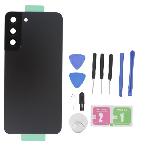 Back Glass Cover compatible with S22+ S906 Black