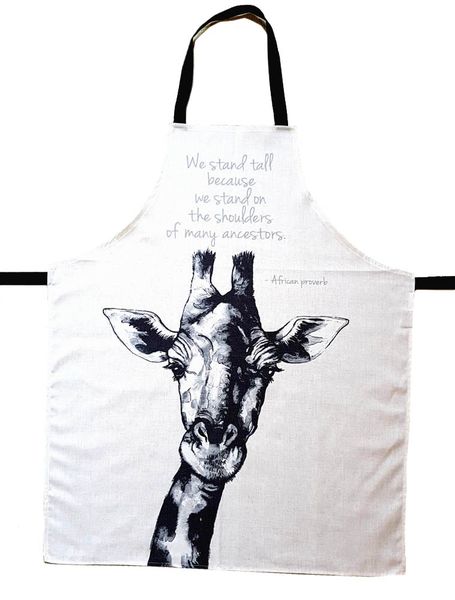 Giraffe Head Animal Apron 80x66cm