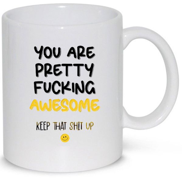 You are pretty awesome v9 Pack Mug