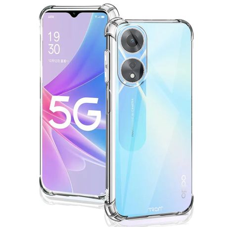 Oppo Supportoppo A78 5g Shockproof Case - Clear Transparent, Dustproof,  Wireless Charging Compatible