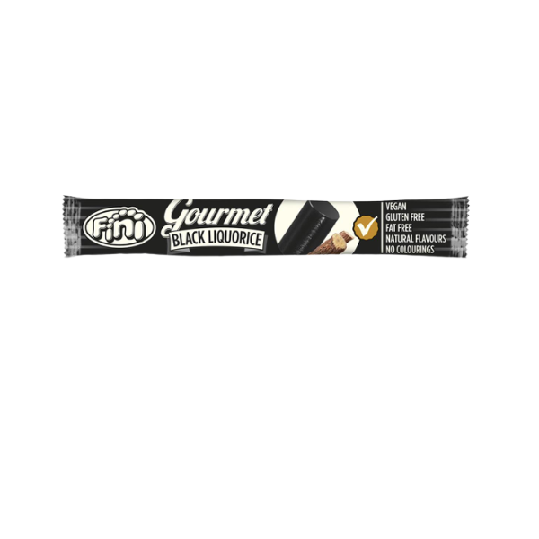 Fini- Gourmet Black Liquorice Bar x 8