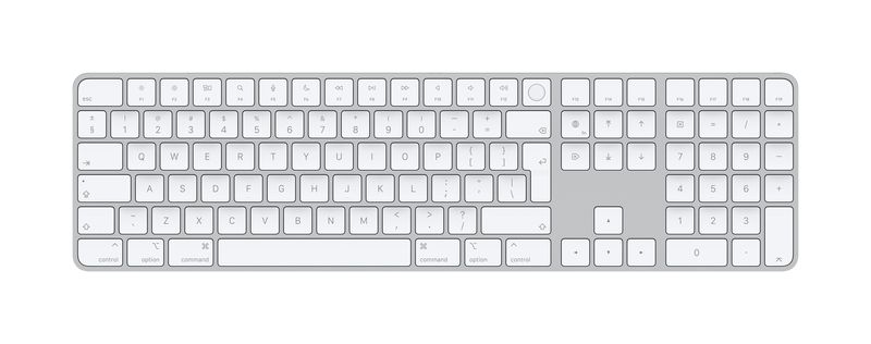 Apple Magic Keyboard with Touch ID and Numeric Keypad for Mac computers