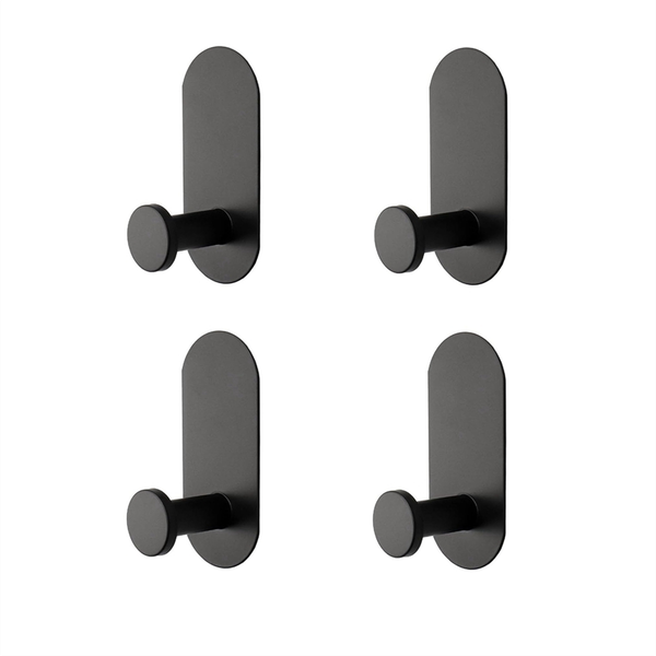 4 Pack Heavy Duty Adhesive Towel/Robe Hooks Waterproof