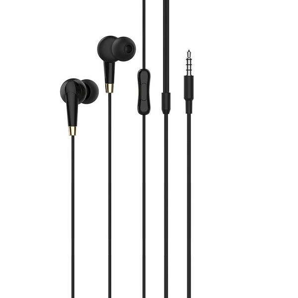 Universal Earphones with Mic 3.5mm Jack 1.2m Cable Compatible with IOS &amp; Android