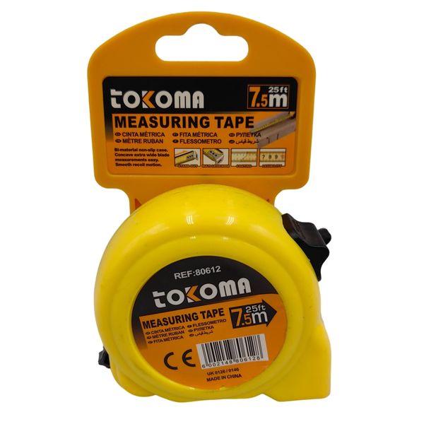 Tokoma Measuring Tape 7.5m / 25ft