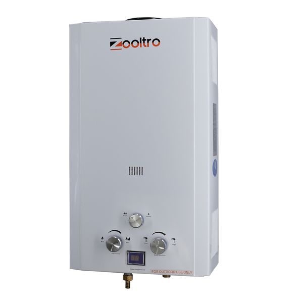 ZOOLTRO 16L Gas Water Heater with LCD Display