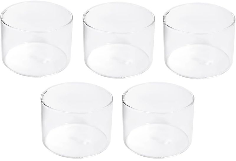 Transparent small glass cup set-4pcs