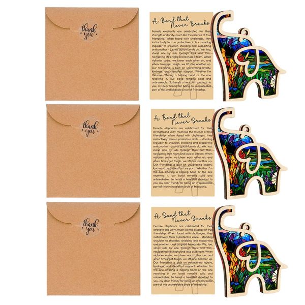 Friendship Elephant Valentines Ornament With Story Card