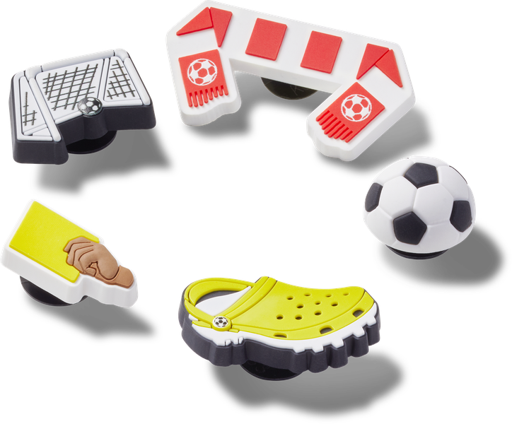 Crocs Jibbitz Soccer Team 5 Pack