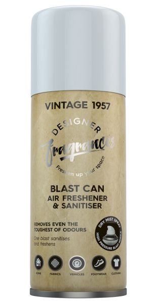 Designer Fragrances Vintage Blast Air Freshener &amp; Sanitiser Spray 400ml