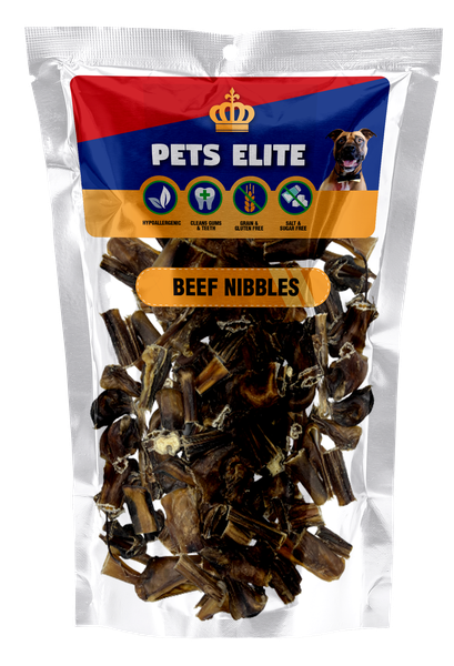 Pets Elite Beef Nibbles Bulk Dog Treat Pack (270g)