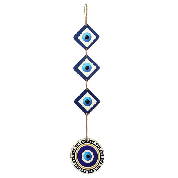 Wooden Wall Hanging Home Decor Evil Eyes Decorative Hanging ItemLiving Room
