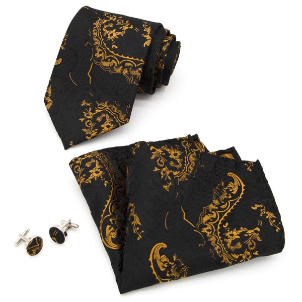 IPSTYLE Mens Necktie For Man Jacquard Woven Neck Tie Formal Business Party