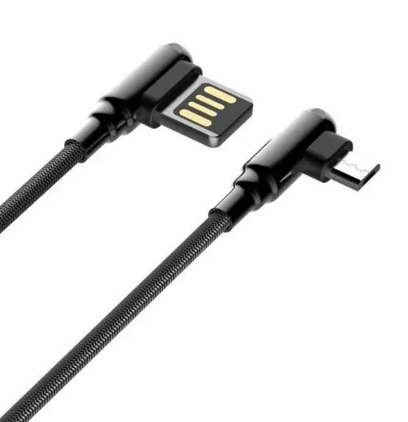 2.4A 1m Double Sided USB-A to Micro Data Cable LS421