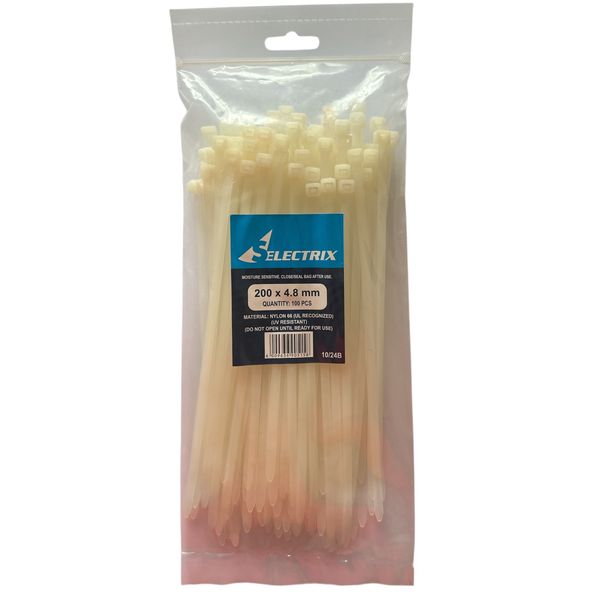 Selectrix Cable Tie 200mm X 4.8mm - 100 pack