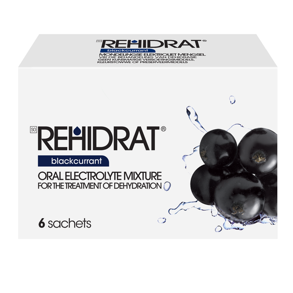 Rehidrat Oral Electrolyte Mixture Blackcurrant 14g x 6 sachets