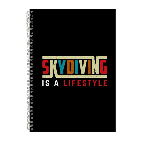 Skydiving Is A Lifestyle Notebook Skydiving Gift Idea A4 Notepad 148