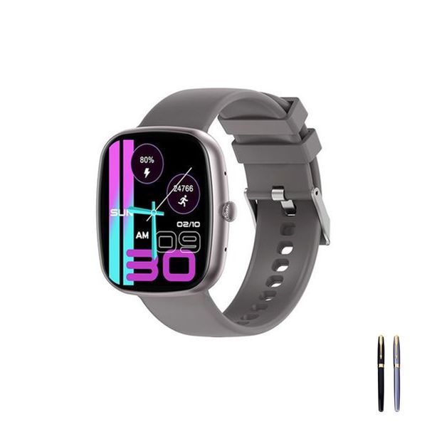 Fit Smart Watch for Women with Pink Silicone Strap +2 Pen