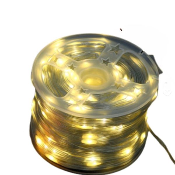 Soft Leather Wire LED Lights-50m for Christmas/Camping/Events