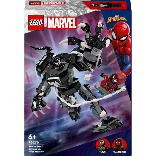 LEGO® Marvel Venom Mech Armour vs. Miles Morales 76276 Building Toy Set - 134 Pieces