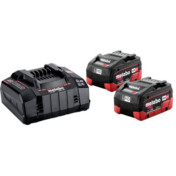 Metabo - Charger and Batteries Basic Set 2 X LI-HD 5.5 AH (685122000)