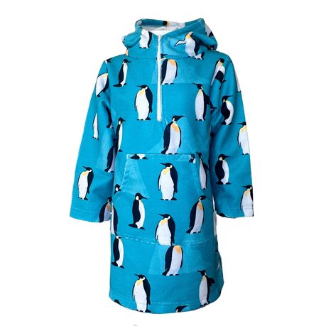 Kids Zip Hooded Towel Swim Poncho Penguins | Shop Today. Get it Tomorrow! | takealot.com