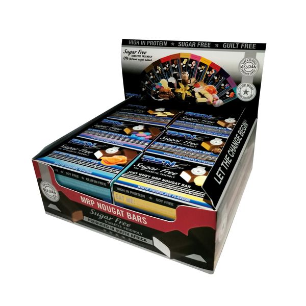 PSNLifestyle Sugar Free MRP Nougat Bars - Decadent Variety Box - 12EA