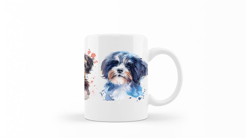 Tibetan-Terrier Printed Coffee Mug DSGN121