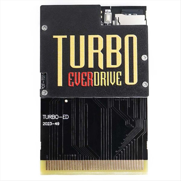 for Turbo Everdrive Black Gold Edition Game Cartridge 1000 in 1