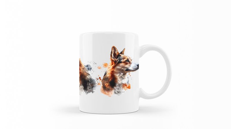 Cardigan-Welsh-Corgi Printed Coffee Mug DSGN204
