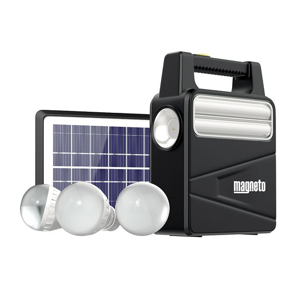 18 Hours Magneto Solar Home Lighting System