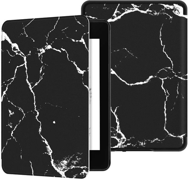 Ayotu Case Fits Kindle Paperwhite 10th Generation Black Marble Pattern