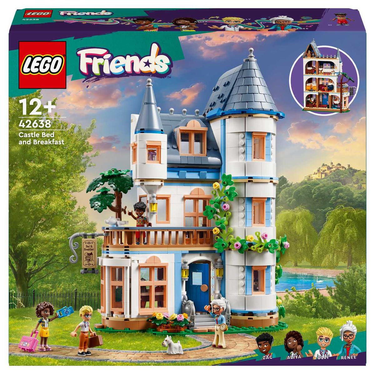 LEGO® - Friends Castle Bed And Breakfast Hotel Playset - 42638 | Shop ...