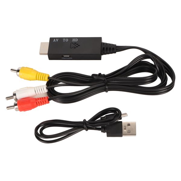 RCA to HD Multimedia Interface Converter Support 720P to 1080P HD Adapter