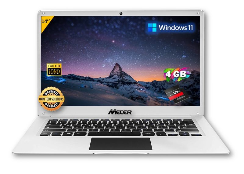 Mecer Notebook Best Laptop for Primary Students-14"Inch 4GB 128GB eMMC-W-11