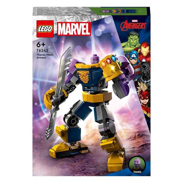 LEGO® Marvel Thanos Mech Armour 76242 Building Toy Set (113 Pieces)