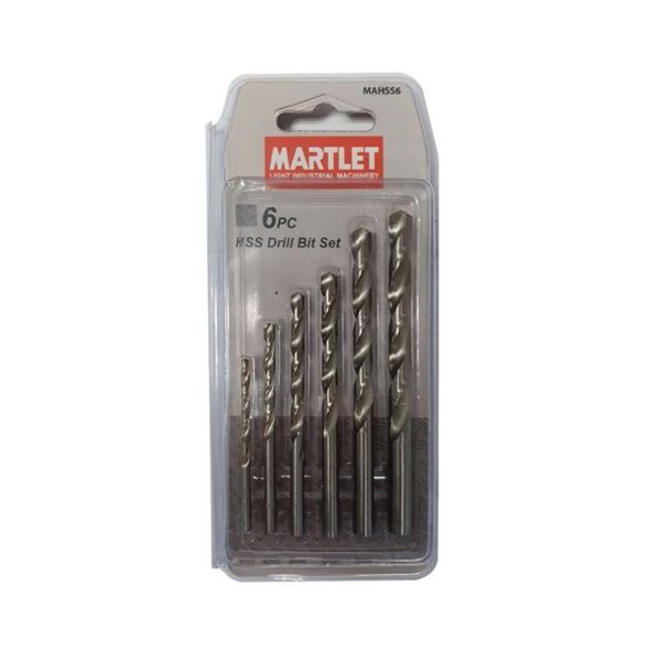 Martlet - Drill Bit Set Hss 6 Piece