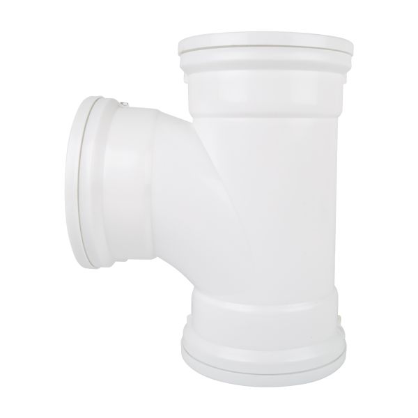 Polyprop Junction 90Deg Sv Pl 110Mm Satas - 4 Pack