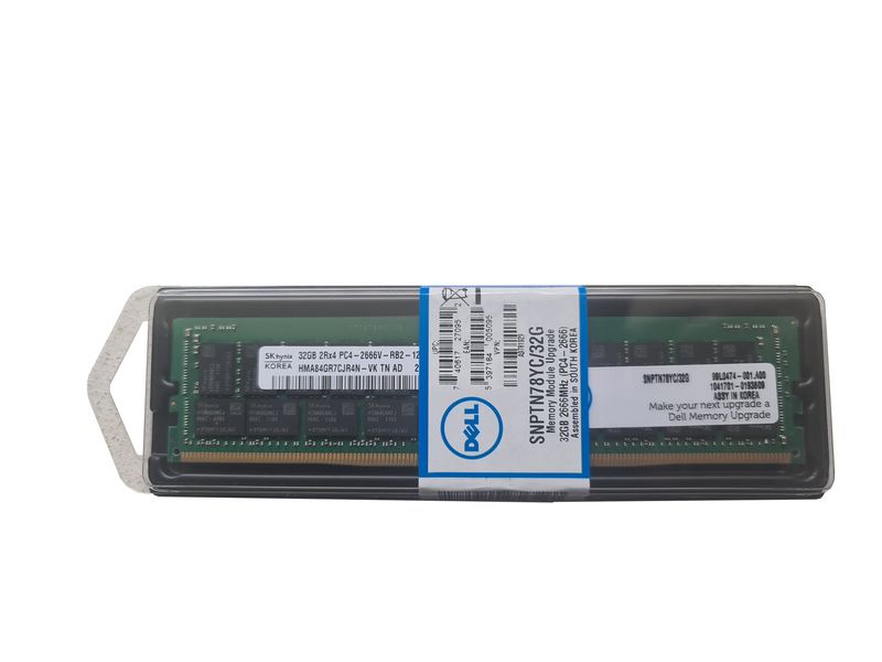 Dell SNPTN78YC/32G 32GB PC4-2666V Memory for PowerEdge R540, R640 R740