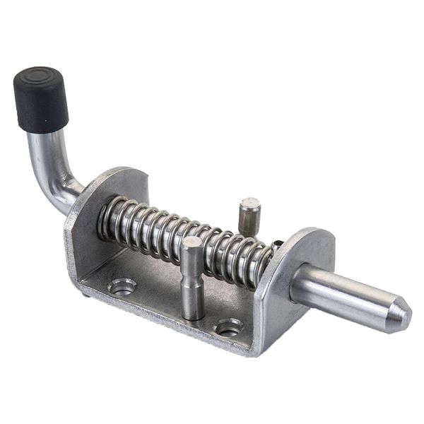 Tool DIY Multi Use Mounted Stainless Steel Bolt Spring Latch Lock (22cm)