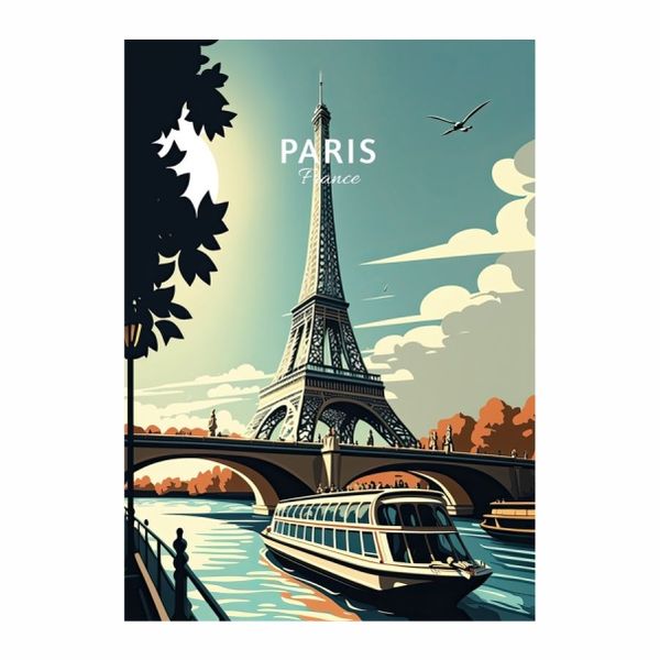 Paris France Poster - A1