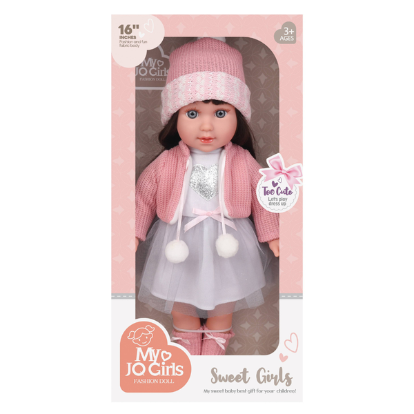Fashion Doll - Esther - Dress, Beanie &amp; Shoes - 40cm