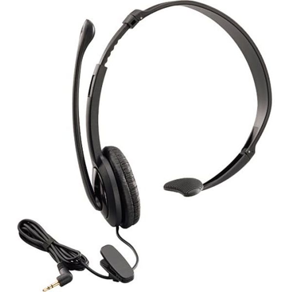 Panasonic Headphones With Microphone Black - RP-TCA400E-K