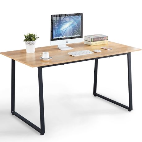 Office Desk Simple Wood Dining Table Kitchen Computer Table Image